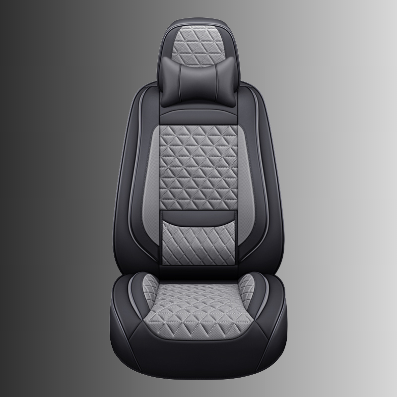 Luxury Seat Covers Black & Grey