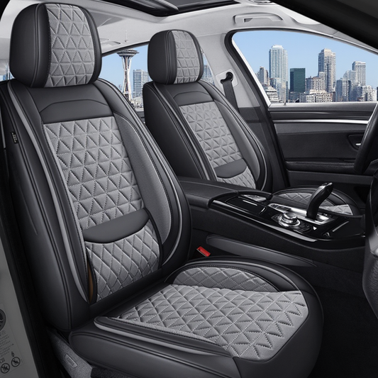 Luxury Seat Covers Black & Grey