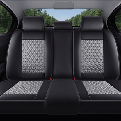Luxury Seat Covers Black & Grey
